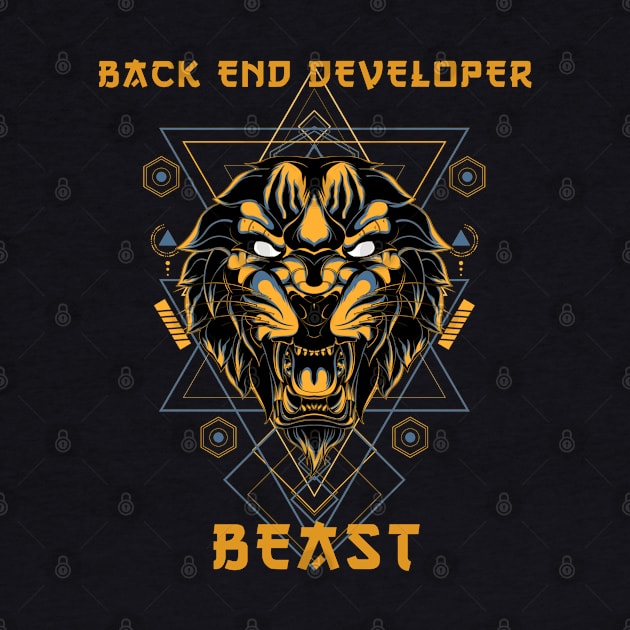 Back End Developer Beast by Cyber Club Tees